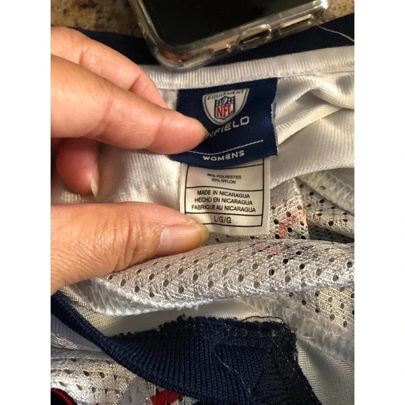 Patriots Jersey Welker 83 Women Size L - Picture 3 of 3